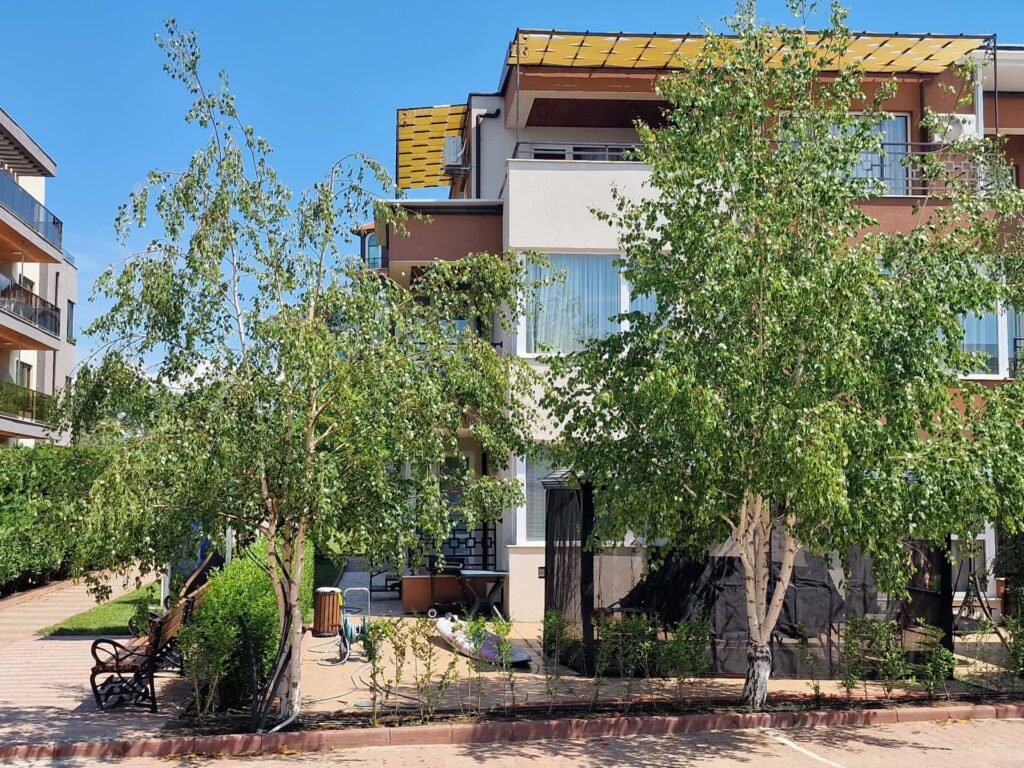 Side exterior view of Ferano Beach Apartments, Nessebar, Bulgaria